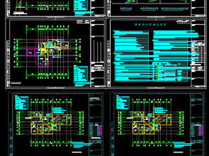 钢结构别墅强弱电系统施工CAD图纸设计详解与平面图资源